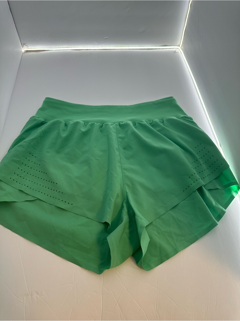 JoyLab Mint Green Athletic Shorts with Wide Waistband Size S - Picture 3 of 9